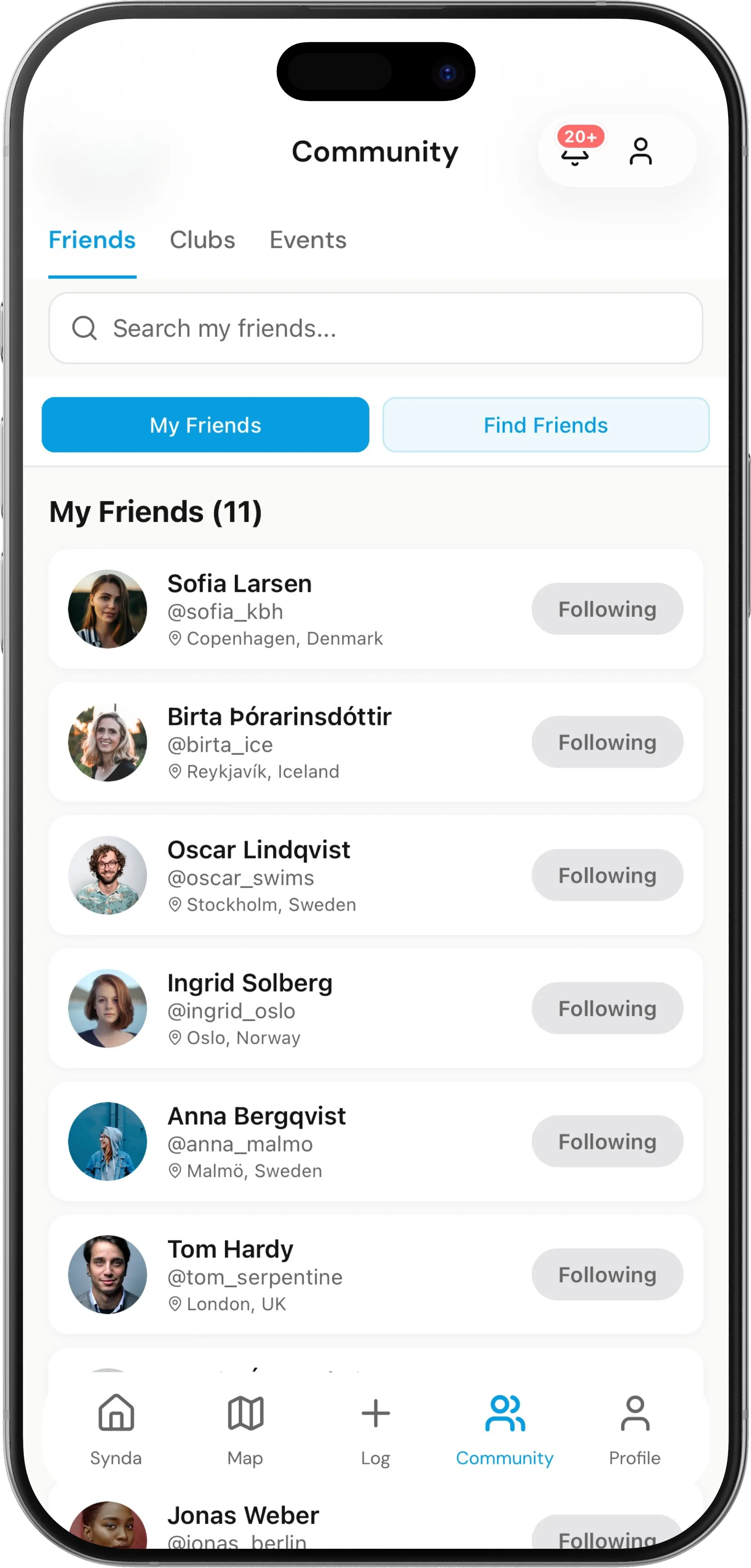 Synda Activity Feed